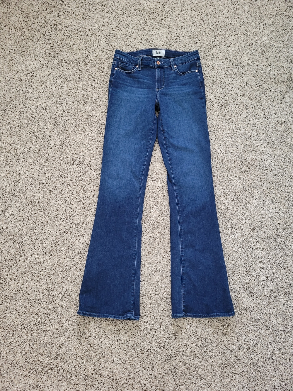 PAIGE Women’s Dark Blue Bootcut Jeans
